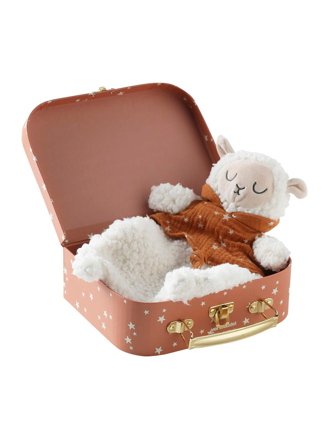 VERTBAUDETBaby Geschenk-Set: Schaf-Schmusetuch & Köfferchenbeige, BEIGE