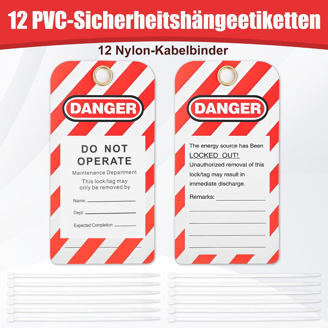 Elektrischer Leistungsschalter-Verriegelungs- und Kennzeichnungssatz Sicherheitsvorhängeschloss Loto
