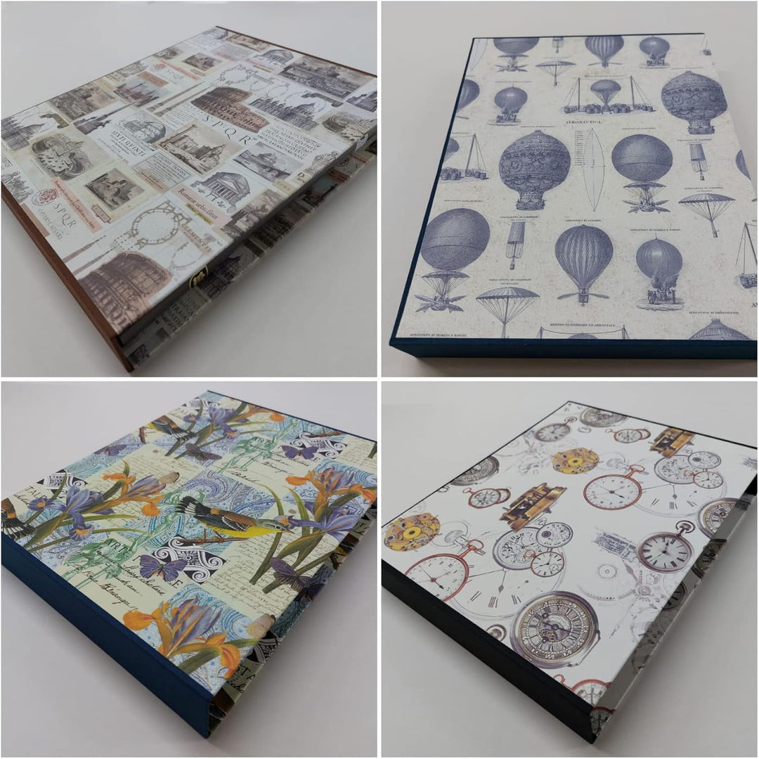 Dickes Gästebuch zur Hochzeit in genarbtem Leder, viele Farben möglich, Buchblock mit Goldschnitt, 4