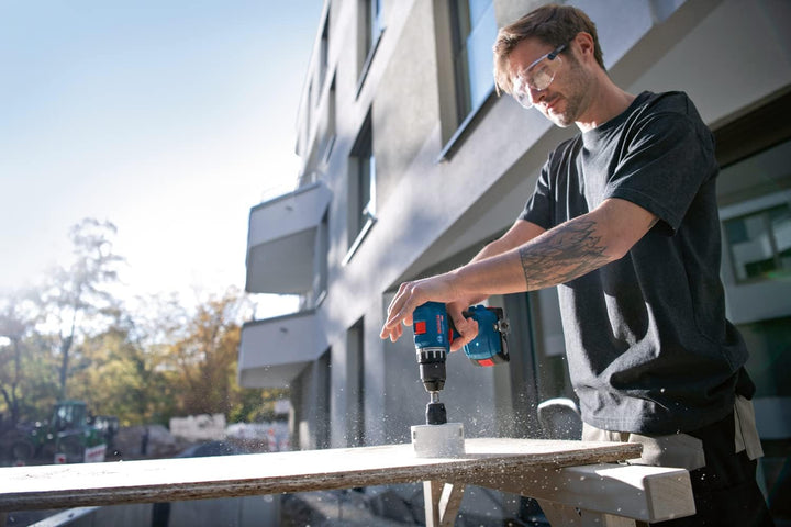 Bosch Professional 18V System Akku Bohrschrauber GSR 18V-45 (Drehzahl 1.900 min⁻¹, inkl. 2x 2.0Ah Ak