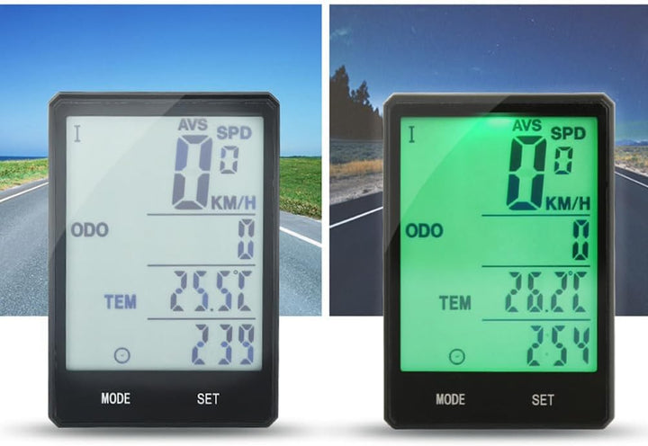 BESPORTBLE Fahrradgeschwindigkeit Statisches Heimtrainer Fahrrad Kabelgebundener Tachometer Tacho Mi