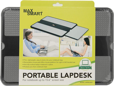 MAX SMART Laptop-Schosspolster Laptop Underlay Notebook Cushdesk Kniekissen Unterlage mit Retractabl