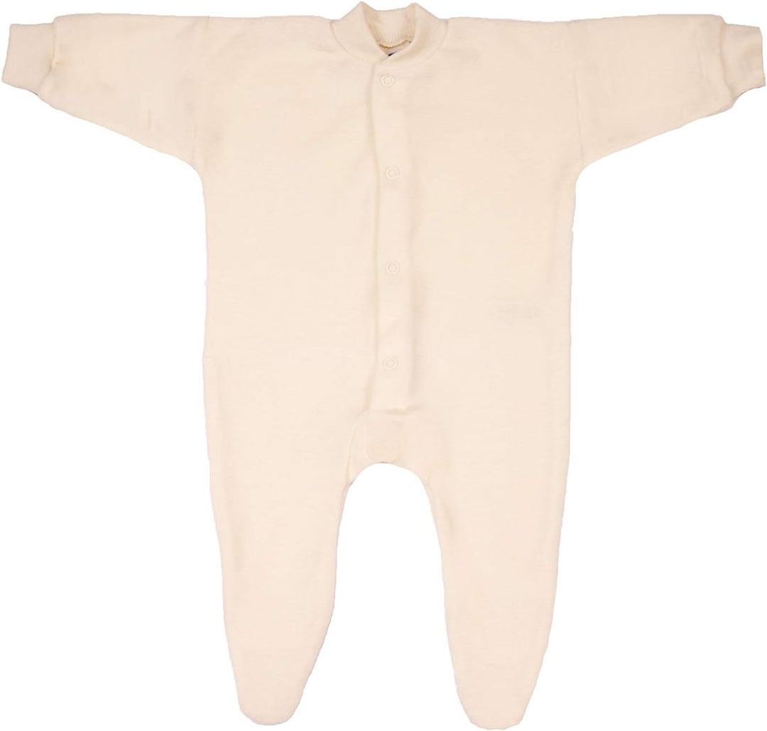 Unbekkant Cosilana, Schlafanzug/Strampler mit FuÃŸ, 62, Natur