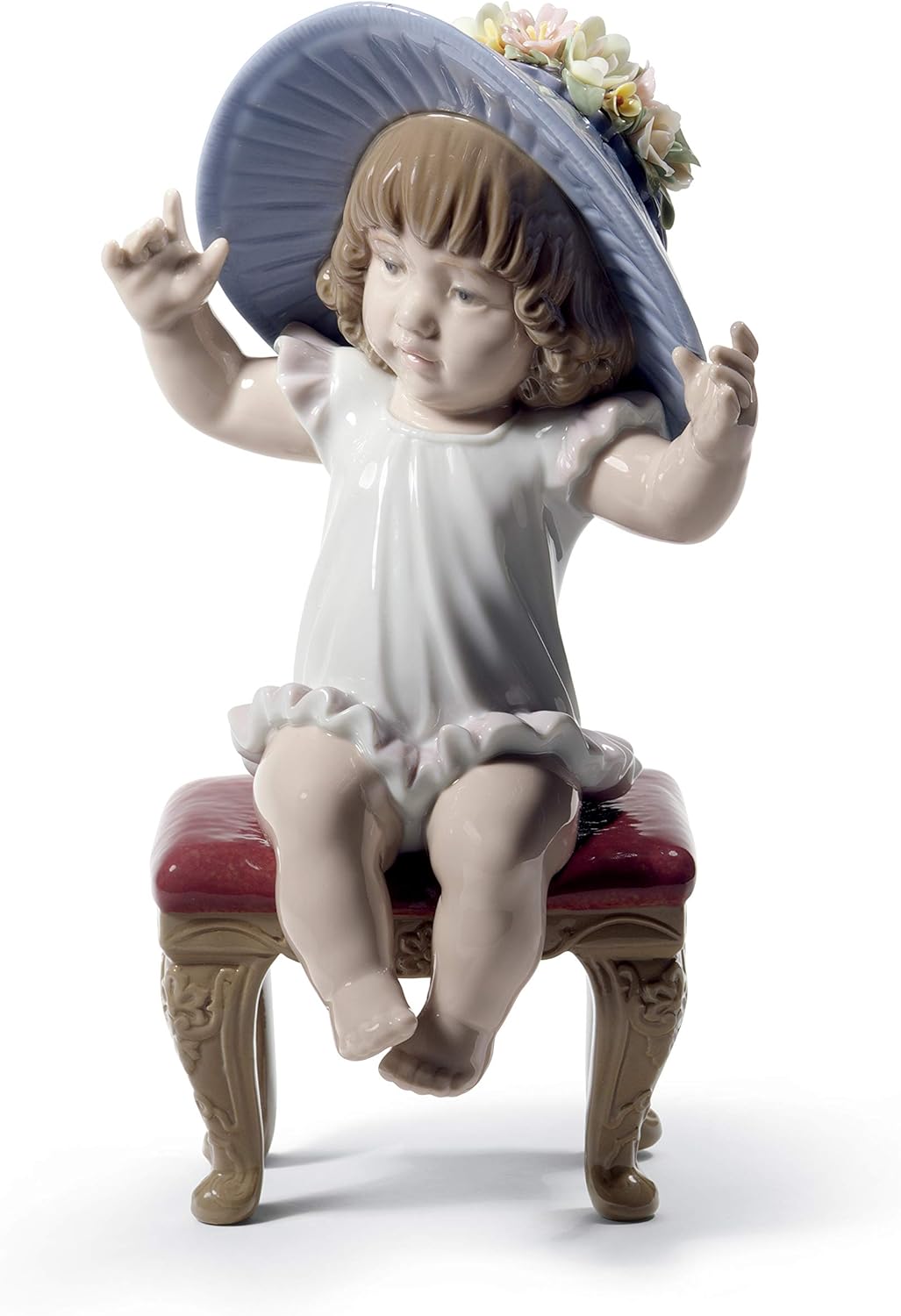 LLADRÓ Mädchen-Figur Der Passt Hervorragend!. Baby. Porzellan.