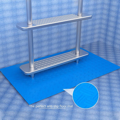90x40CM Schwimmbadleitermatte,Gross Pool schutzmatte,Anti Rutsch Leitermatte für Schwimmbäder,Schutz