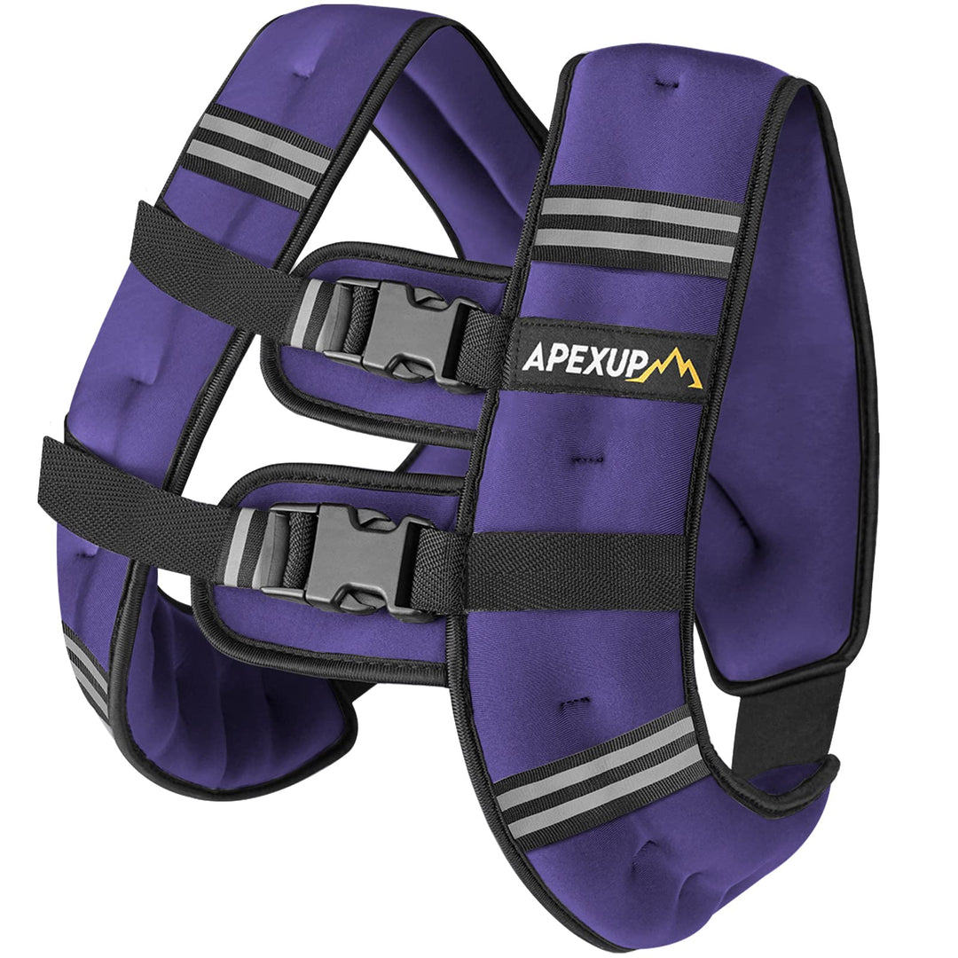APEXUP Gewichtsweste für Herren, 2,3 kg/4,5 kg/6,8 kg/9,1 kg/11,3 kg/13,6 kg Gewichte mit reflektier