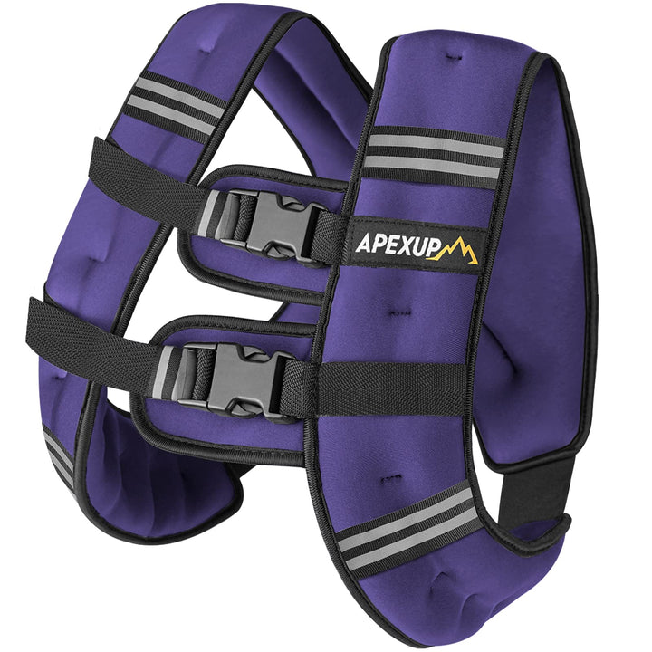 APEXUP Gewichtsweste für Herren, 2,3 kg/4,5 kg/6,8 kg/9,1 kg/11,3 kg/13,6 kg Gewichte mit reflektier