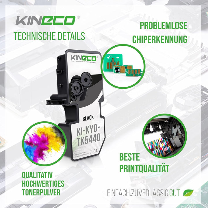 Kineco Toner kompatibel mit Kyocera TK-5440 für ECOSYS MA2100 PA2100 MA2100cfx MA2100cwfx PA2100cwx