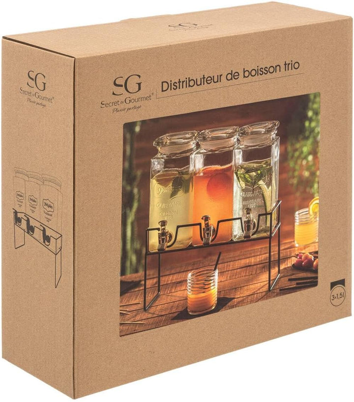 Secret de Gourmet - Modern wood spender 3 x 1,5 l