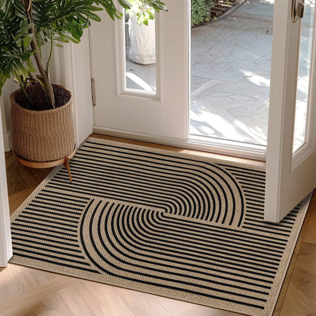 Homcomodar Fussmatte Innen Waschbar Fussmatte Schmutzfangmatte Innen 60 x 90 cm rutschfest Fussmatte