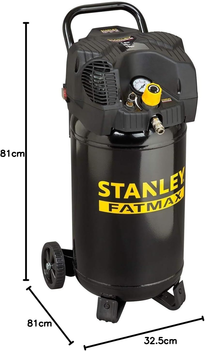 Stanley 2017200 Kompressor DN 200/10/30V (kompakt; elektrisch; Druck: 8bar; 21 kg; Tank 30 L; Motorl