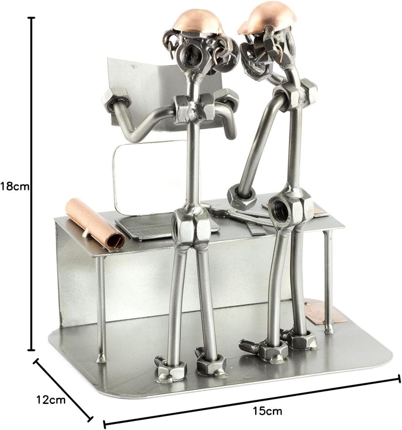 Steelman24 I Schraubenmännchen Ingenieur 2 Personen I Made in Germany I Handarbeit I Geschenkidee I