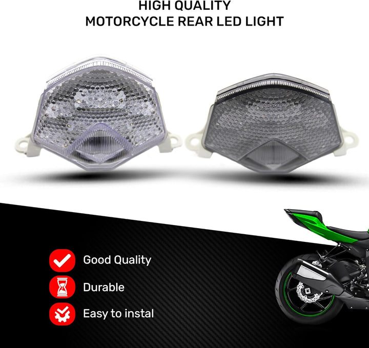 avdb-moto LED-Bremslicht mit integriertem Blinker kompatibel mit Kawasaki Z750 2007/2012, Z1000 2007