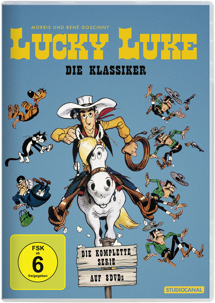 Lucky Luke - Die Klassiker / Die komplette Serie [8 DVDs], DVD
