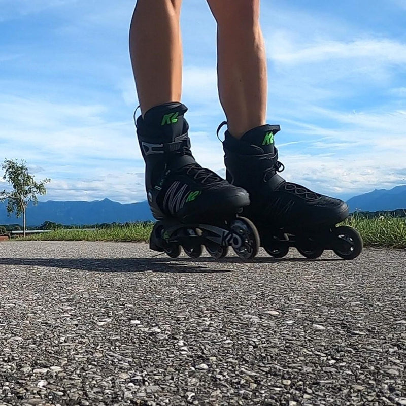 K2 Herren F.i.t. 80, Black-Green Inline Skates EU: 39 (UK: 5.5 / US: 6.5) black - green, EU: 39 (UK: