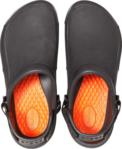 Crocs Unisex Bistro Pro Literide Clog Holzschuh 36/37 EU Schwarz, 36/37 EU Schwarz