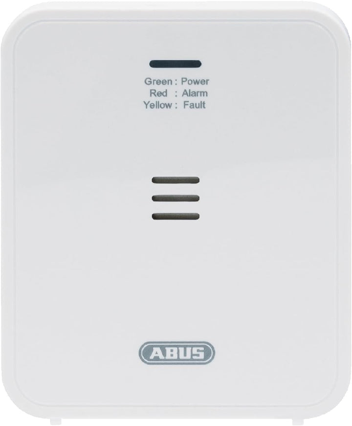 ABUS Kohlenmonoxid-Melder COWM370 CO-Melder mit 7-Jahres-Sensor, 85 dB lautem Alarm UND ABUS Gasmeld