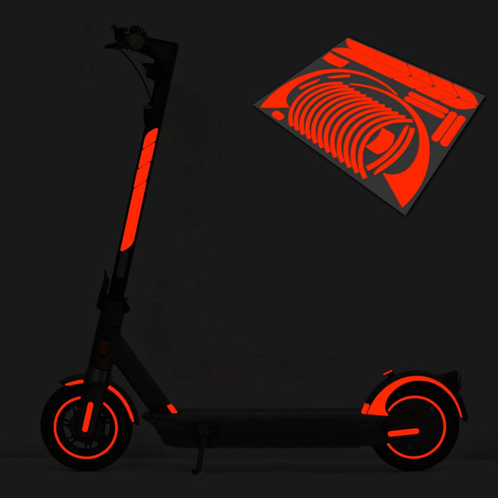 Aufkleber-Set/Sticker Set - 25-teilig auf 34x22cm Bogen geeignet für Segway Ninebot Max g30d E-Scoot