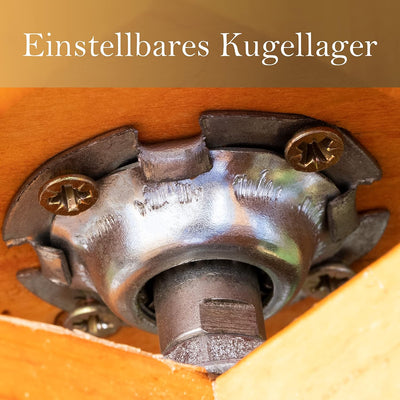 Deko-Shop-Hannusch Windmühle,Windmühlen kugelgelagert 1,0 m Bitum