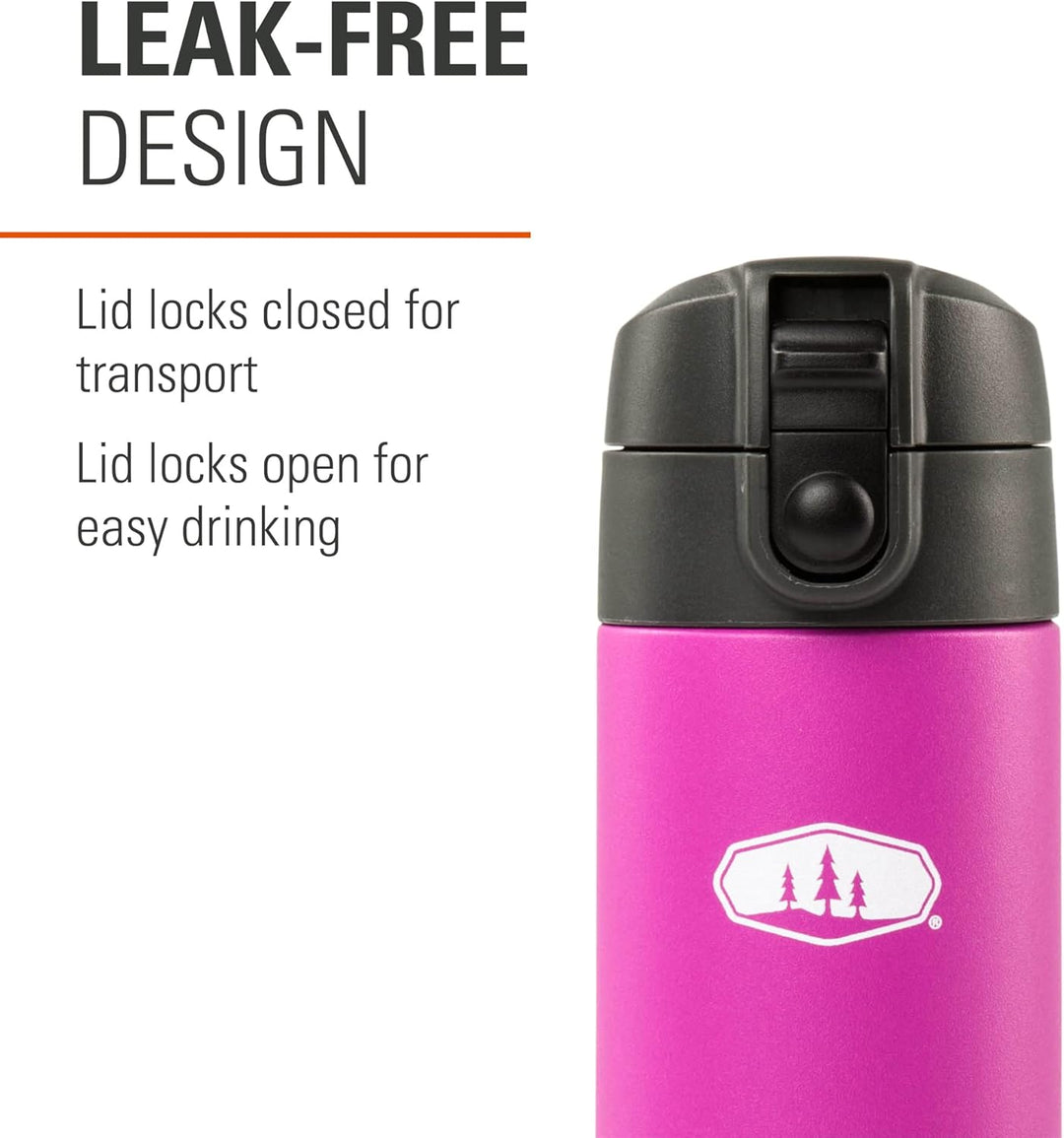 GSI Outdoors Microlite 350 Flip Thermoskanne Unisex für Erwachsene, Rosa (Fuchsia)