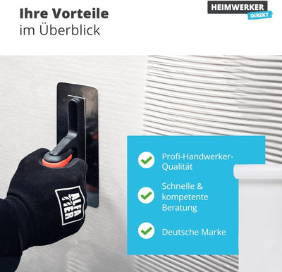 Alfa 4x Anstrichvlies 100 cm x 50 m Profi-Qualität Glasfaservlies mit 40 g/m², Malervlies Renoviervl