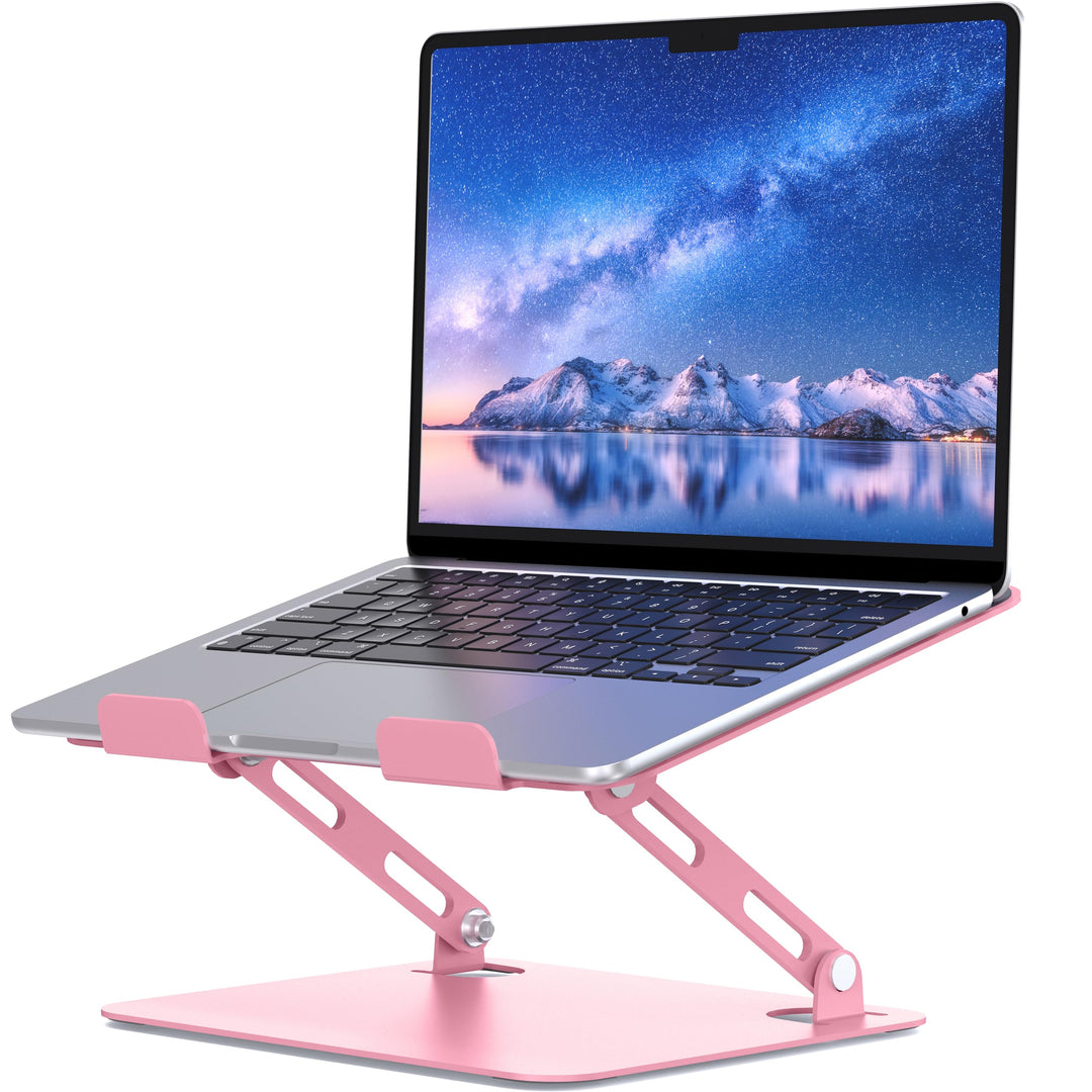 SOUNDANCE Einstellbarer Laptop Ständer, Tragbarer Laptop Riser, Ergonomischer Design Computer Halter
