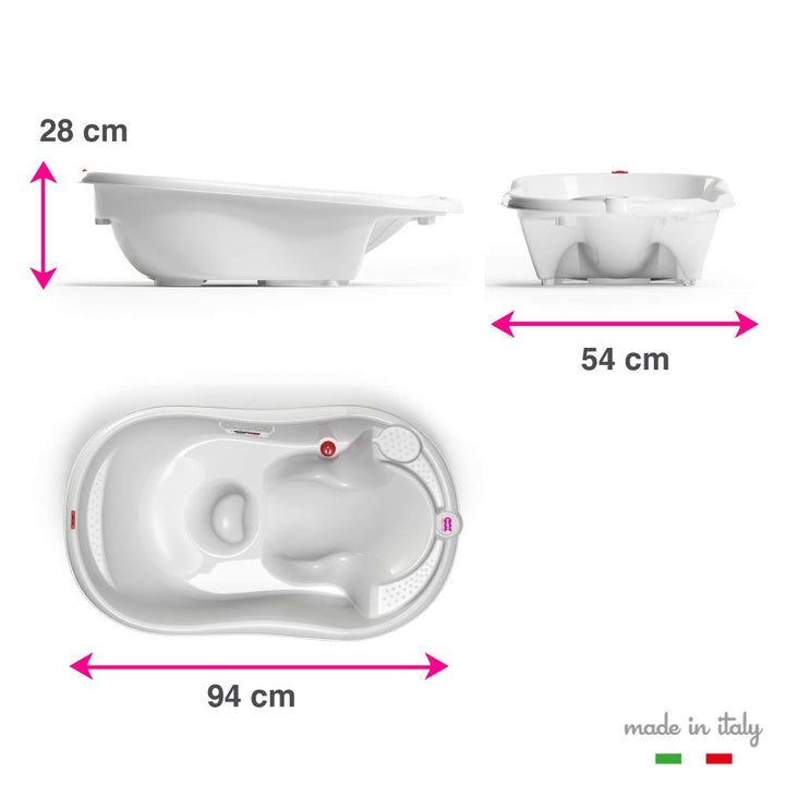 OK Baby N38235435X Onda - Baby-Badewanne, rosa, Rosa