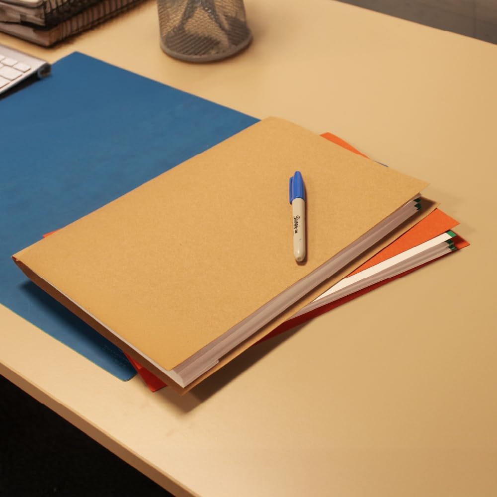 Guildhall Aktendeckel Manila 315 g/m² Folio-Format 100 Stück braun Lederfarben, Lederfarben