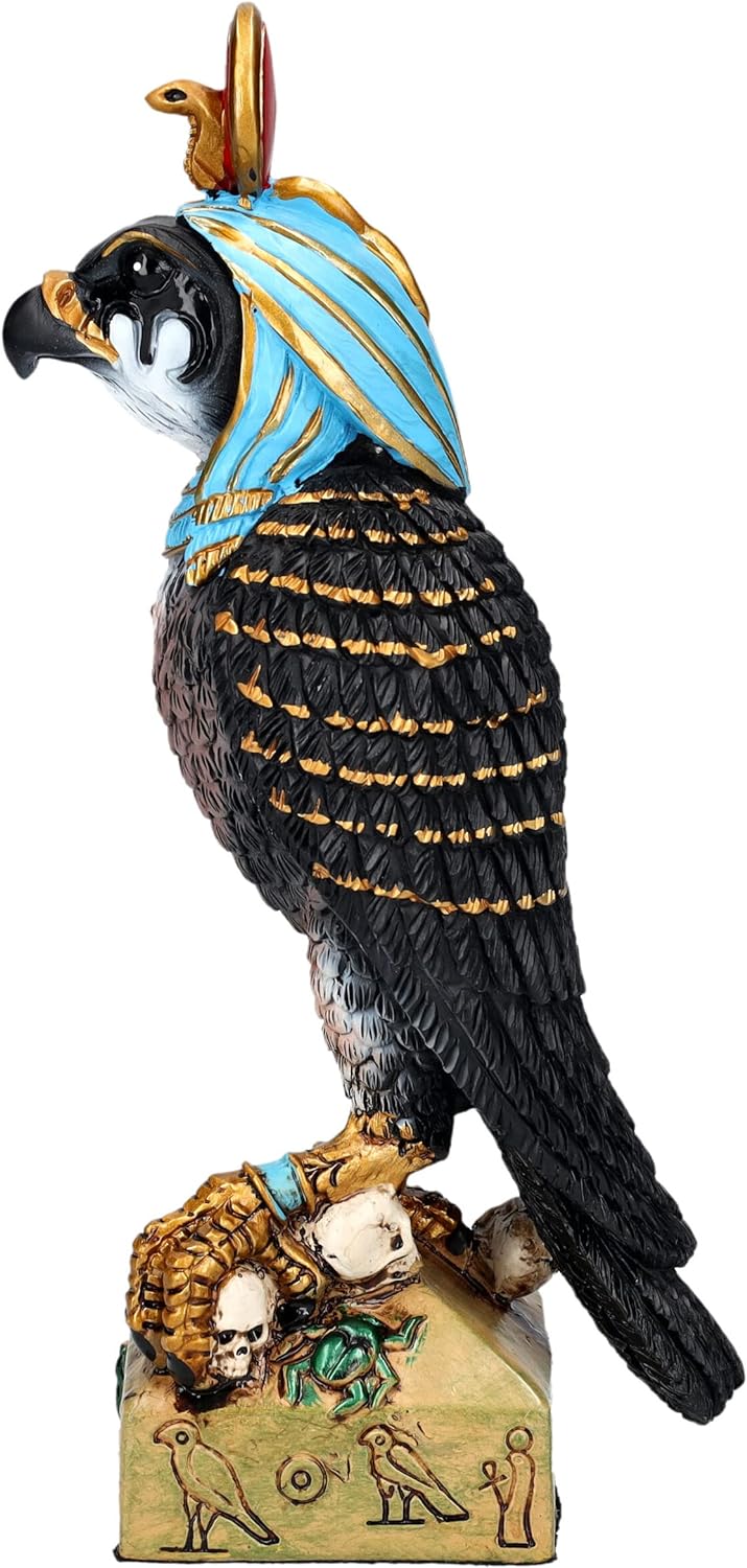 Pacific Giftware Ra Figur als Falke von Stanley Morrison | Re Ägypten Götter Gottheiten Statue