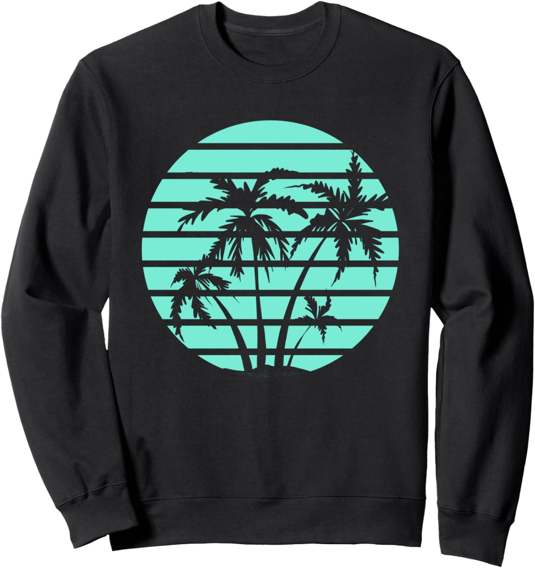 California Turquoise Palm Apparel Artikel Sweatshirt