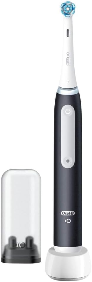 Braun Oral-B iO 3N Elektrische Zahnbürste, Schwarz, 1 Bürste Schwarz 1 Unité (Lot de 1), Schwarz 1 U