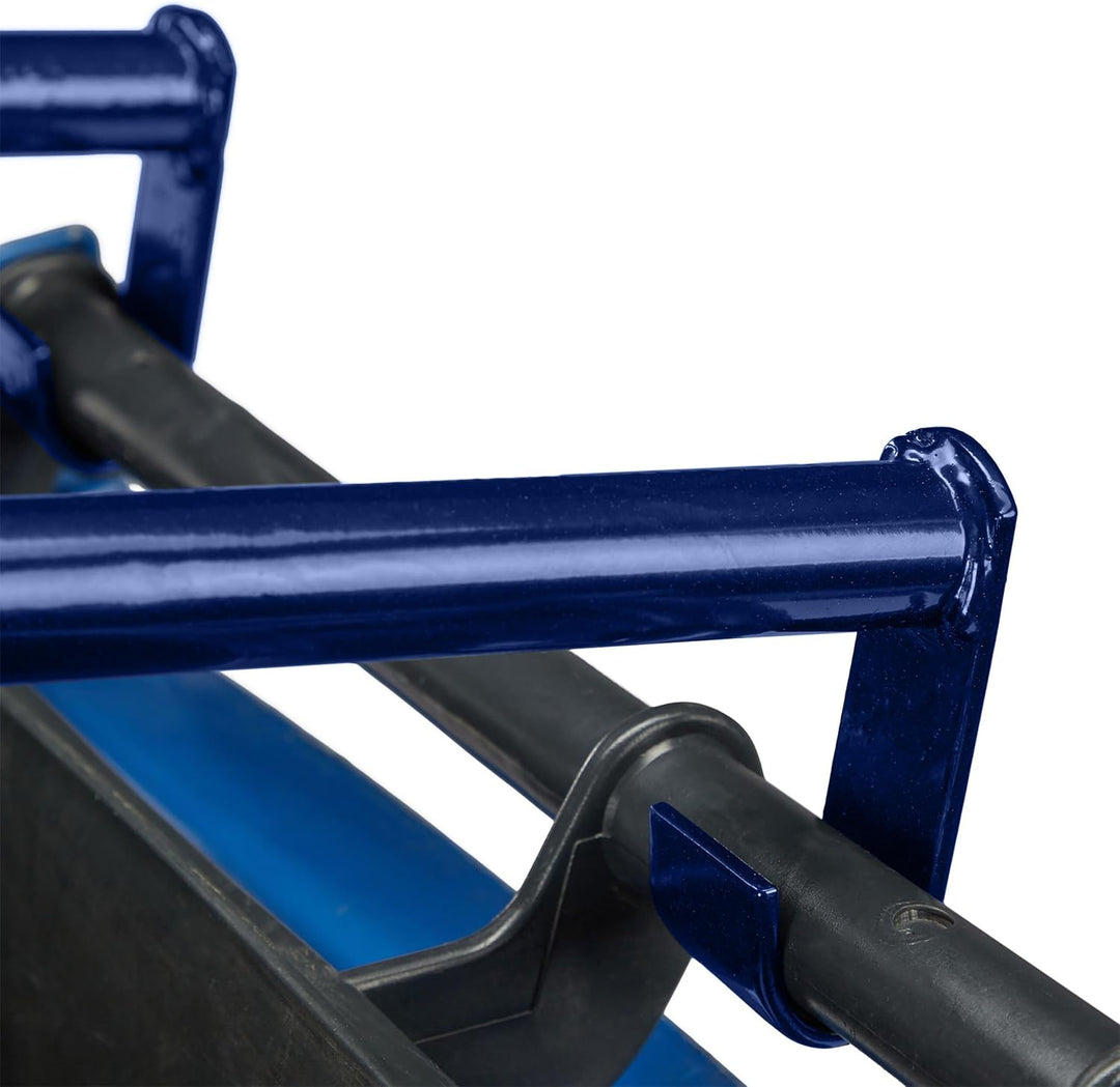 Relaxdays Müllpresse für die Mülltonne, Müllverdichter Hausmüll, Restmüll, Plastik, manuelle Hausmül