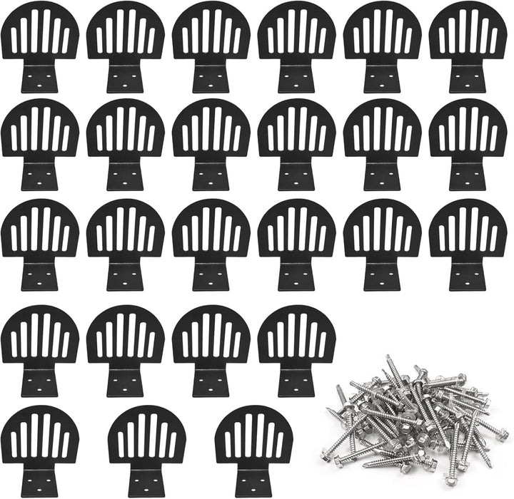 Schneefanghaken Für Metalldächer | 25 Stück Metalldach schutz Inklusive Dichtungsringen | Stehfalzda