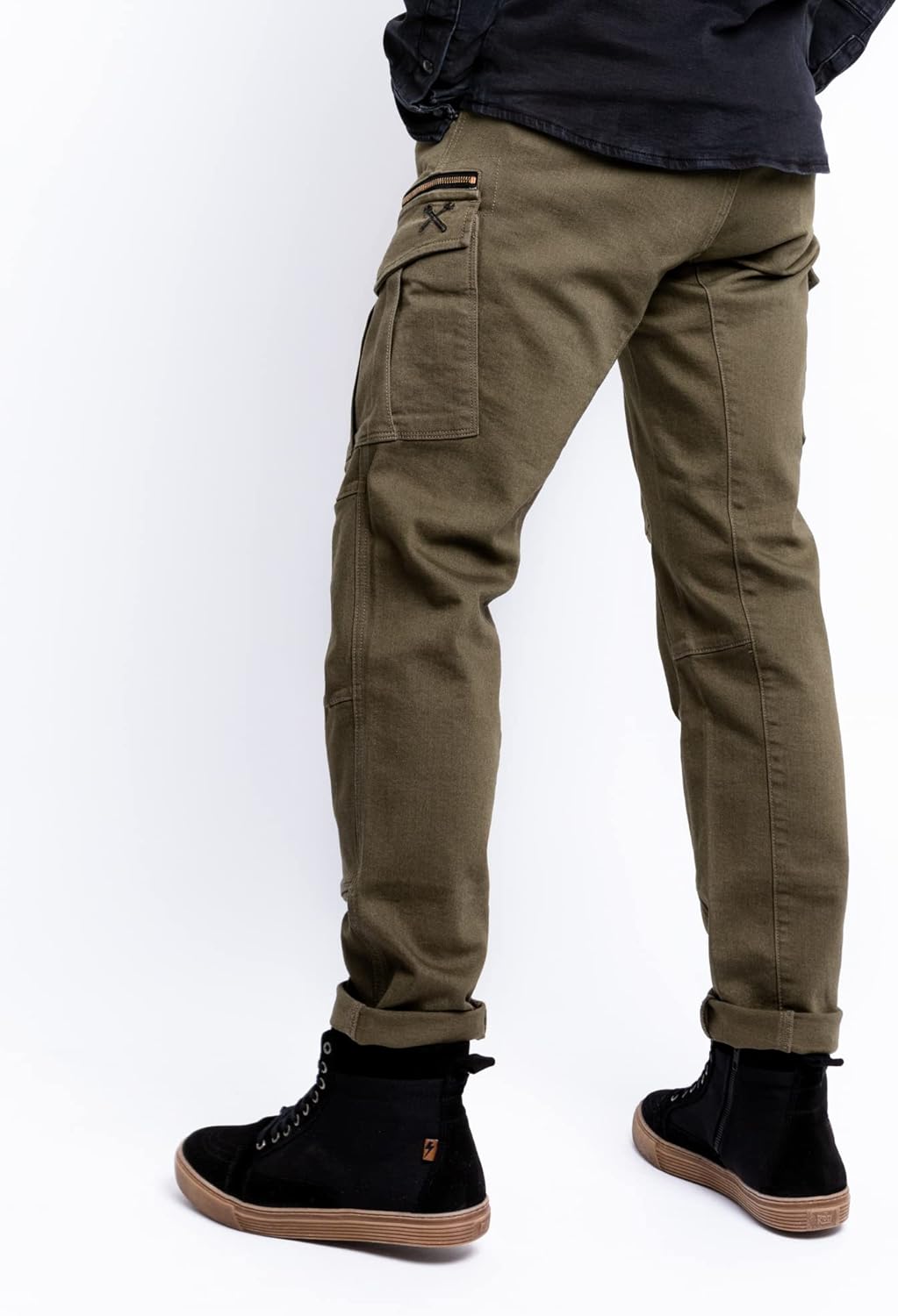 John Doe Defender - Monolayer |CE - Zertifizierung AAA | Motorradhose| Atmungsaktiv | Cargo Hose | H