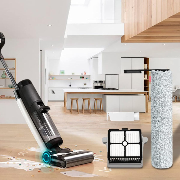 Ersatz-Bürstenwalze und Staubsaugerfilter für Tineco Floor One S7/ S6 Pro Akku-Nass-Trocken-Staubsau