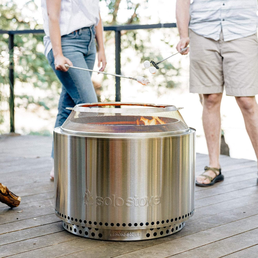 Solo Stove Funkenschutz für Yukon Feuerschale I Feuerschalengitter, Funkenhaube, Feuerstelle Zubehör
