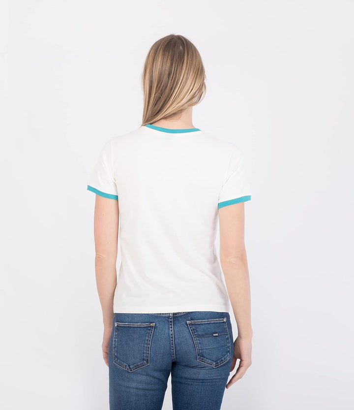 Hurley Damen W Oceancare Aloha Ss Tee T-Shirt XS Marshmallow, XS Marshmallow