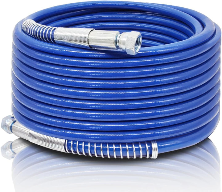 AiLomey 15M x 1/4 in Airless Spritzschlauch für Spritzgerät, Airless-Farbschlauch aus Vier Schichten