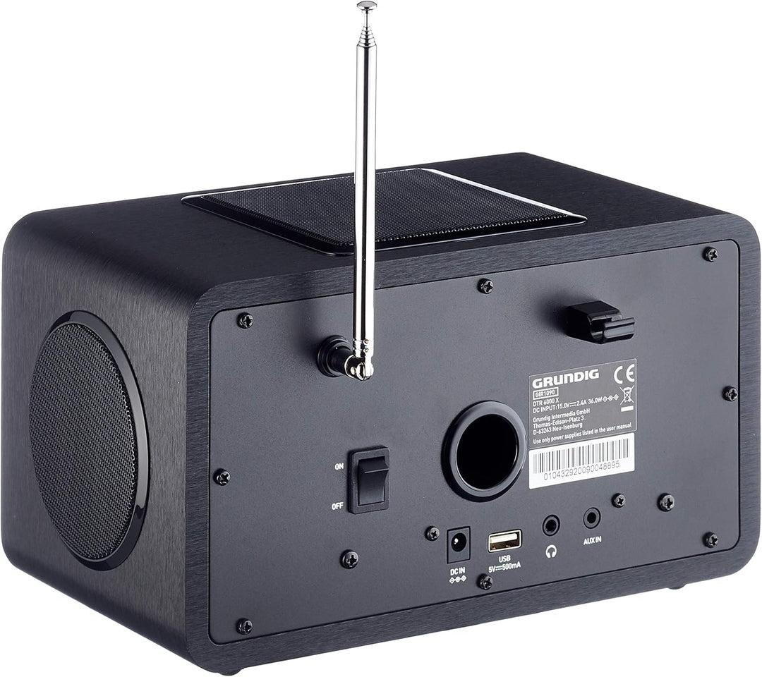 GRUNDIG GIR1090 DTR 6000 X All-In-One Internet- und Digitalradio, FM/RDS/DAB+/Internetradio, Bluetoo