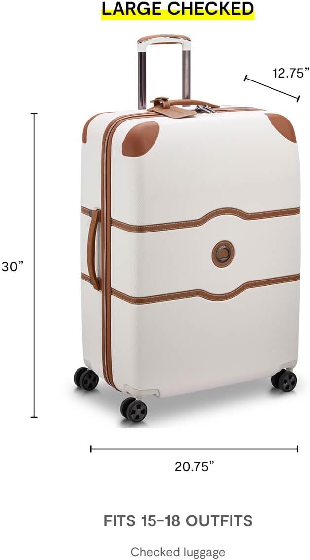 DELSEY Paris Chatelet Hartschalengepäck mit Spinnrollen Carry-on 20 Inch Angora, Carry-on 20 Inch An