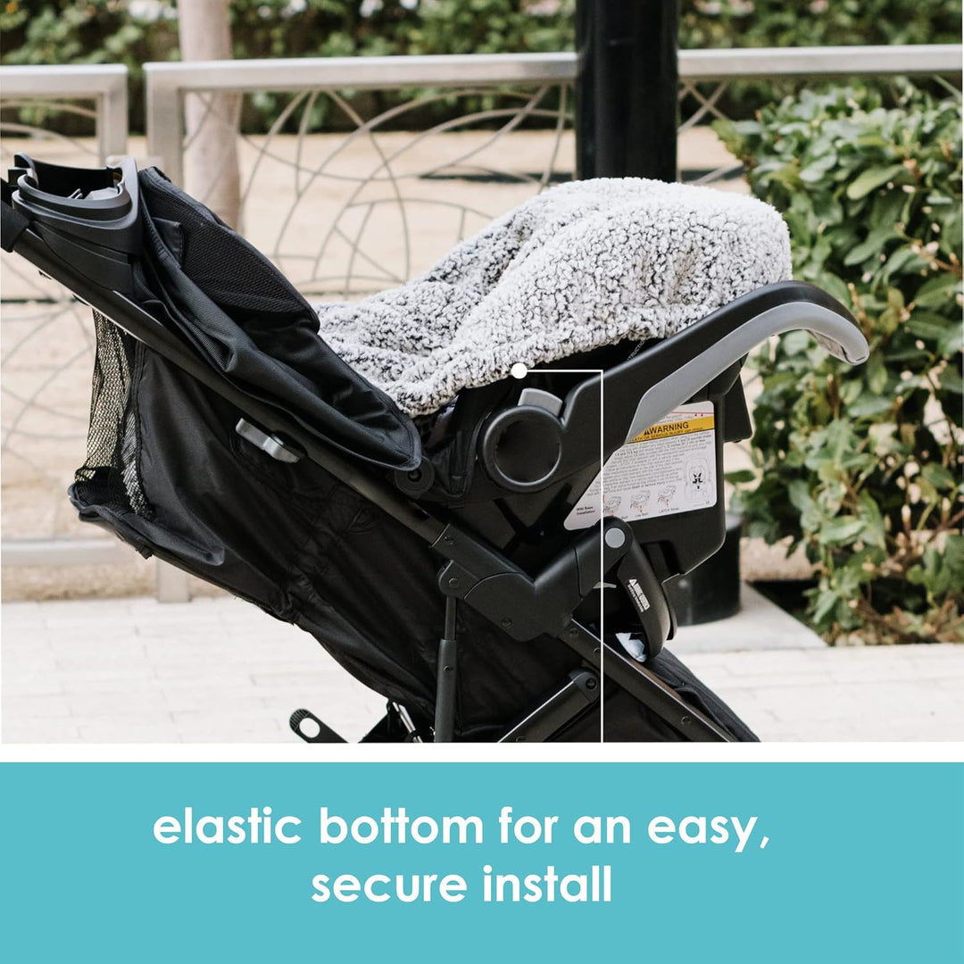 JJ Cole Winter Baby Autositzbezug - Winter Autositzbezug für Babyschale oder Kinderwagen - Babyschal