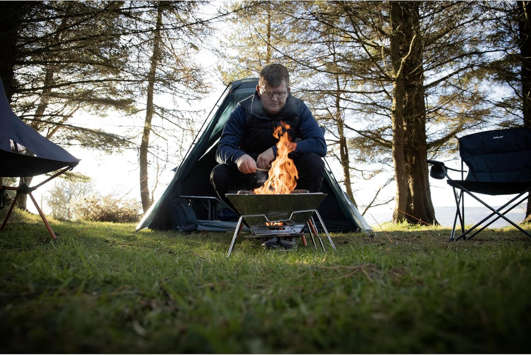 Vango Ranger BBQ, tragbarer Campinggrill mit Tragetasche, 42 x 43 x 27,5 cm, 4,4 kg