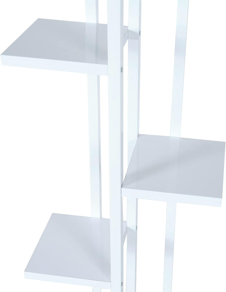 [en.casa] Blumenständer Tohmajärvi 6 Ebenen Blumenregal 120 x 34 x 21 cm Pflanzenständer Indoor Pfla