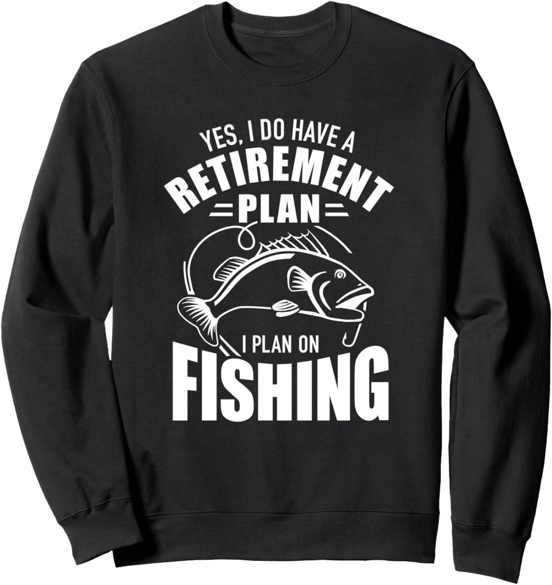 Angeln retirement Opa Rentner Sweatshirt