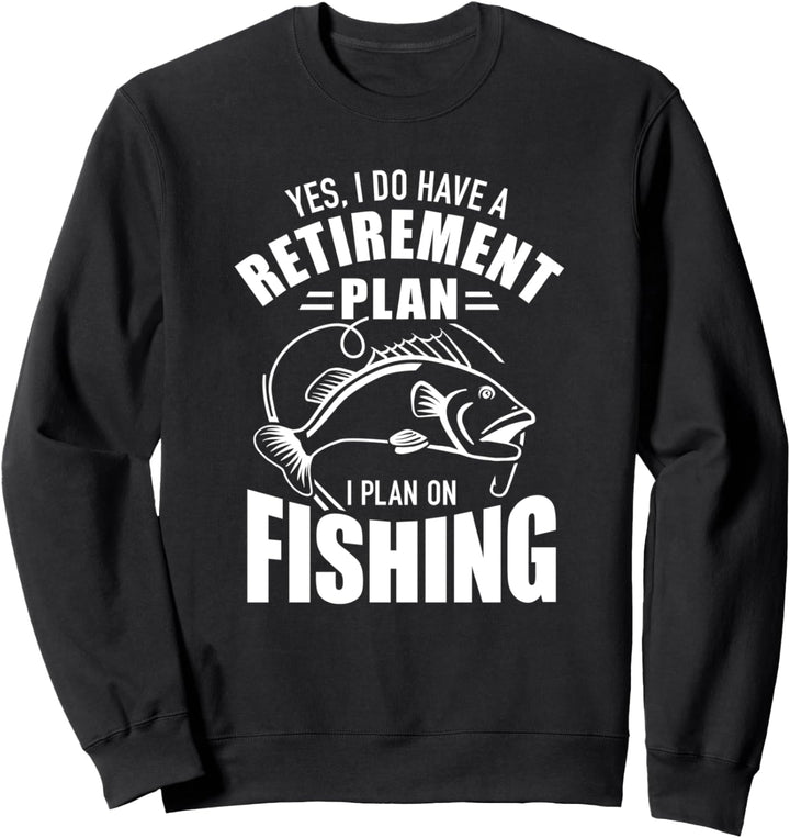 Angeln retirement Opa Rentner Sweatshirt