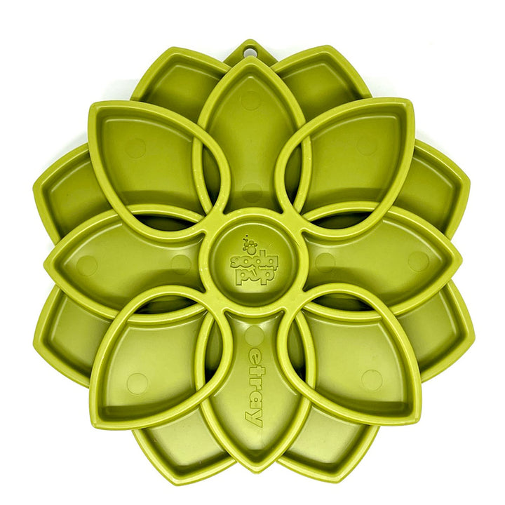 SodaPup Mandala eTray – Langlebiges Tablett für langsames Füttern, hergestellt in den USA, aus ungif