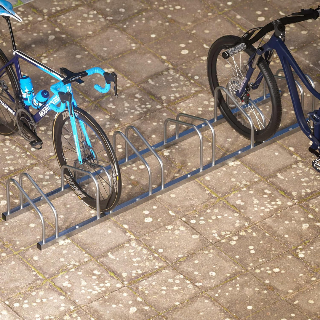 MONZANA® Fahrradständer für 6 Fahrräder 30-65 mm Reifenbreite 37 cm Radabstand Radständer Mehrfachst