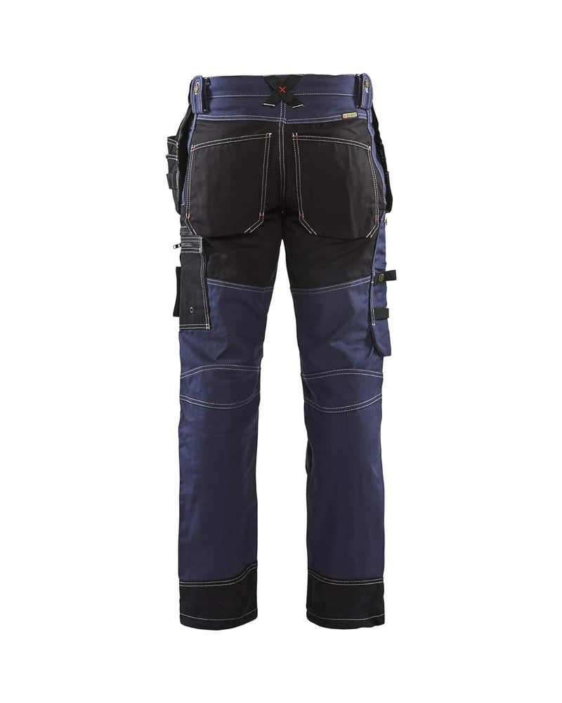 Blåkläder 15001370 Werker Hosen X1500, Dunkelblau, C56 C56 Navy Blue / Black, C56 Navy Blue / Black