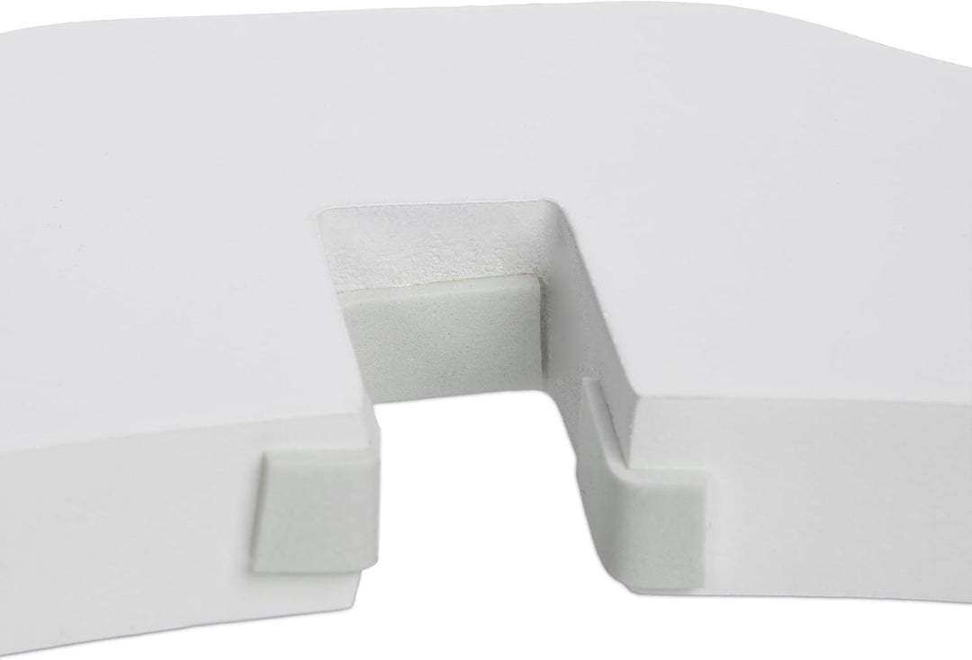 Relaxdays Absperrgitter, freistehendes Schutzgitter mit Tür, HxB: 70 x 154 cm, faltbar, mit Füssen,