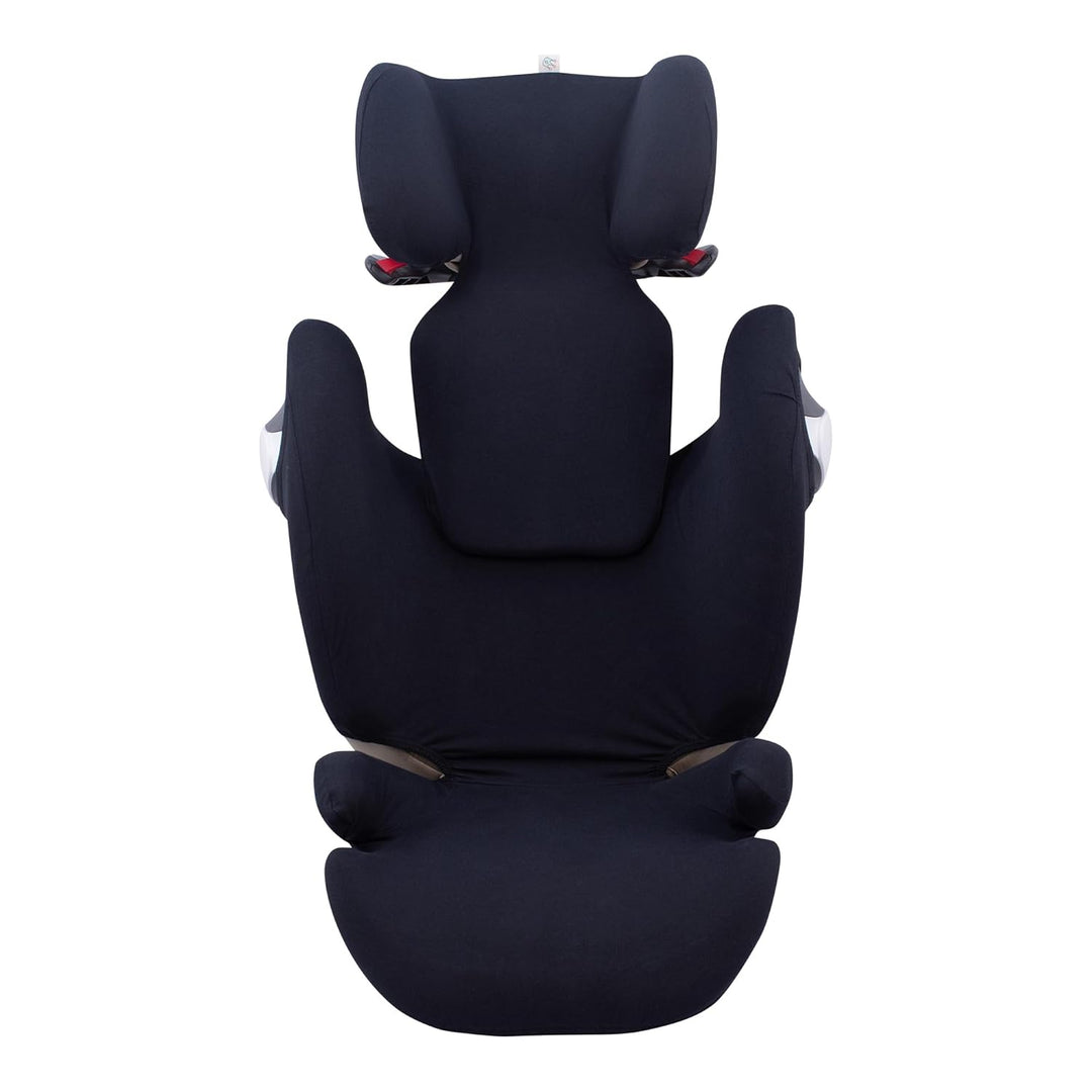 JYOKO KIDS Bezug für Autositz Kompatibel mit Cybex Solution M und Pallas B - Fix (BLACK SERIES), BLA